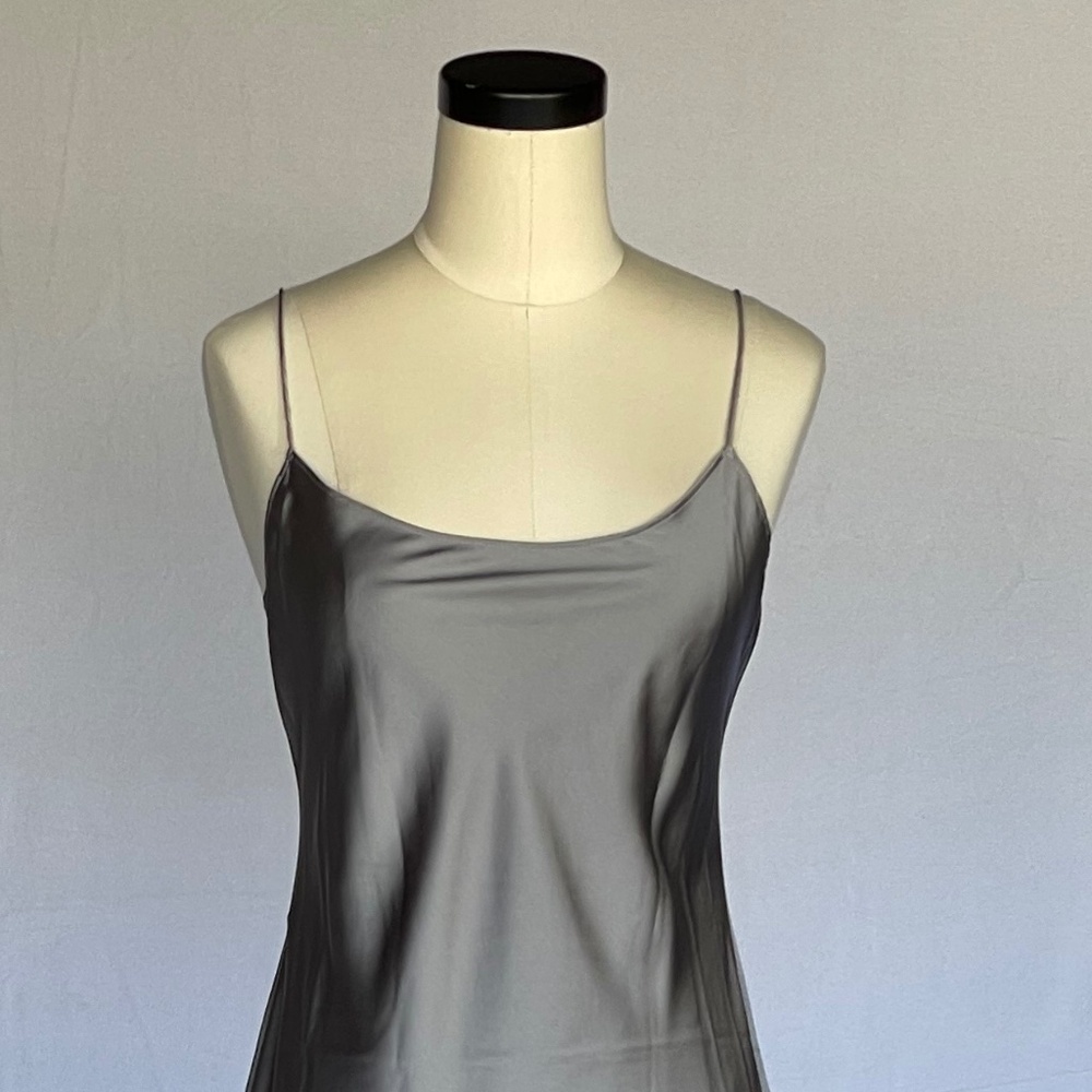 J. Crew, NWT Gwyneth slip dress in luster charmeuse, Vintage Dove color